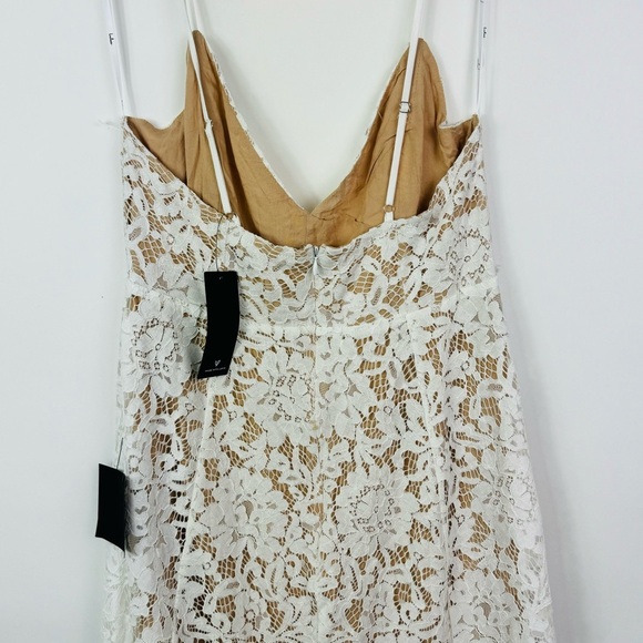 LULU'S One Wish White Lace Midi‎ Dress Size Large NWT - Picture 11 of 14